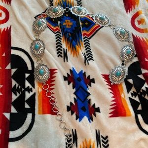 Turquoise concho belt